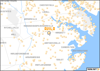 map of Avila
