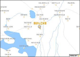 map of Avilcha