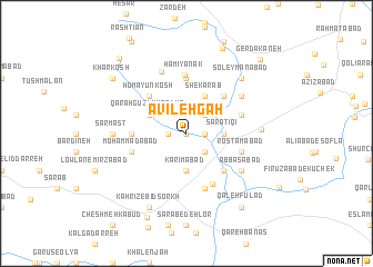 map of ‘Avīleh Gāh