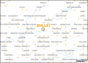 map of Avilley