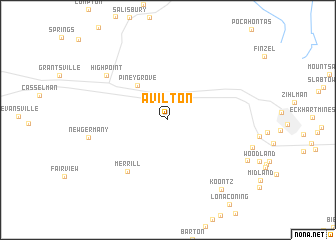 map of Avilton