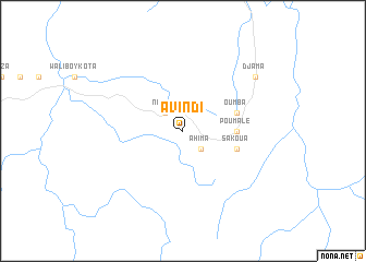 map of Avindi