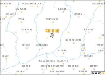 map of Avinhó