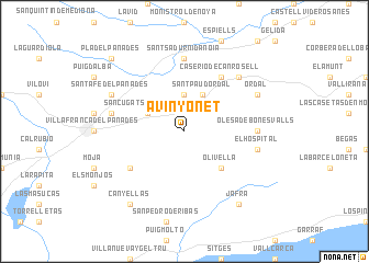 map of Avinyonet