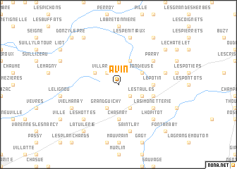 map of Avin