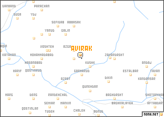 map of Avīrak