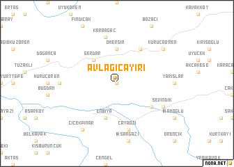 map of Avlağıçayırı