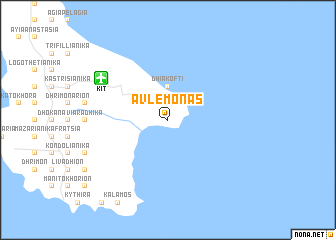 map of Avlémonas