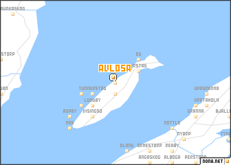 map of Avlösa