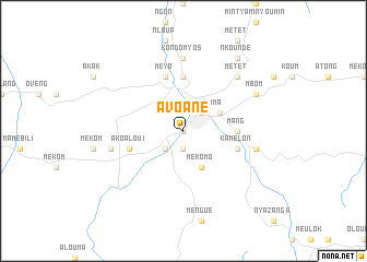 map of Avoané