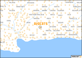 map of Avocats