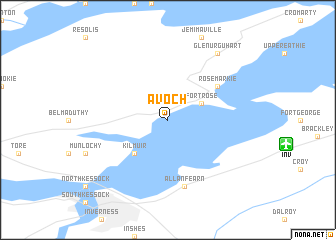 map of Avoch