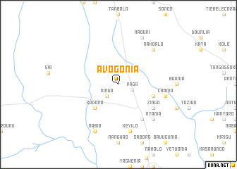 map of Avogonia