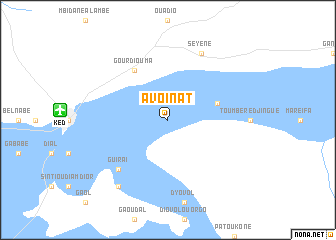 map of Avoïnat