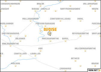 map of Avoise