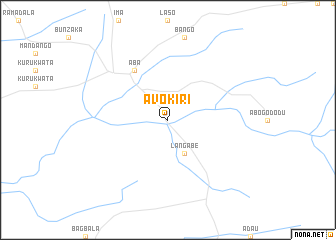 map of Avokiri