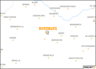 map of Avonburg