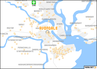 map of Avondale