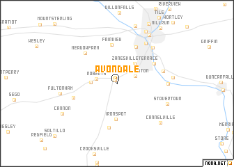 map of Avondale