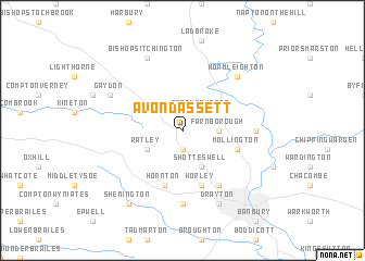 map of Avon Dassett