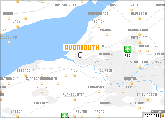 map of Avonmouth