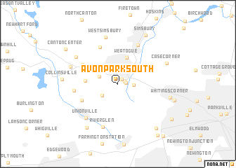 map of Avon Park South