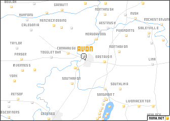 map of Avon