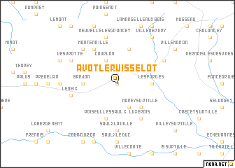 map of Avot-le-Ruisselot