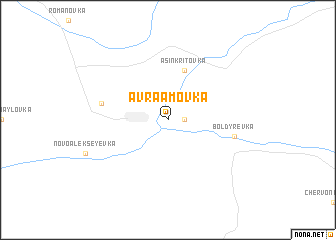 map of Avraamovka