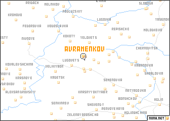 map of Avramenkov