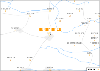 map of Avram Iancu