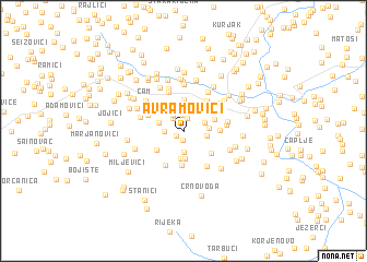 map of Avramovići