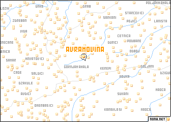 map of Avramovina