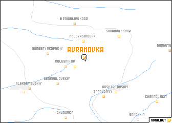 map of (( Avramovka ))