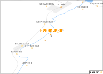 map of Avramovka