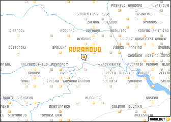 map of Avramovo