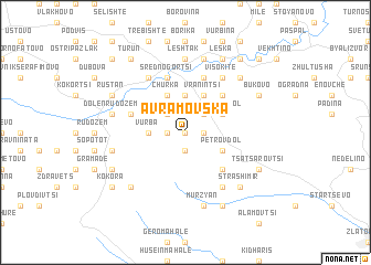 map of Avramovska