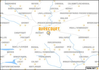 map of Avrecourt