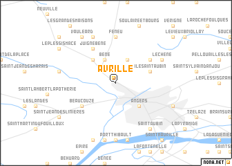 map of Avrillé