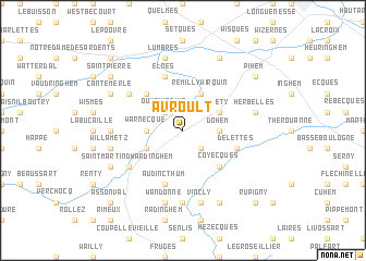 map of Avroult