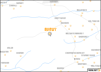 map of Avruy