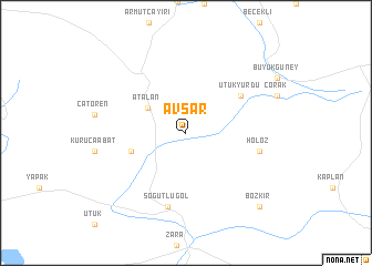 map of Avşar