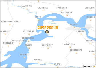 map of Avsergovo