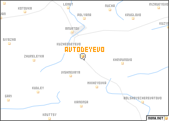 map of Avtodeyevo