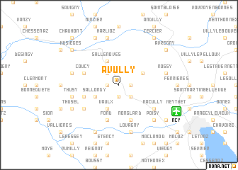 map of Avully