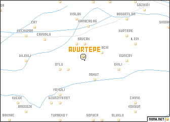 map of Avurtepe