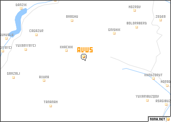 map of Avuş