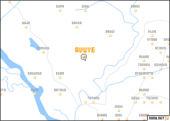 map of Avuye