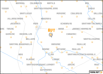 map of Avy