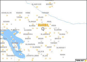 map of ‘Awābil